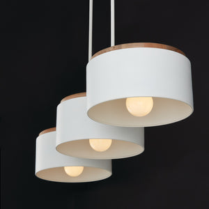 Capital Lighting - 850931LT - Three Light Island Pendant - Liam - Light Wood and White