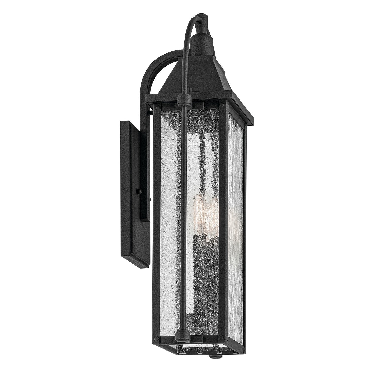 Kichler - 49715BKT - Three Light Outdoor Wall Mount - Harbor Row - Textured Black