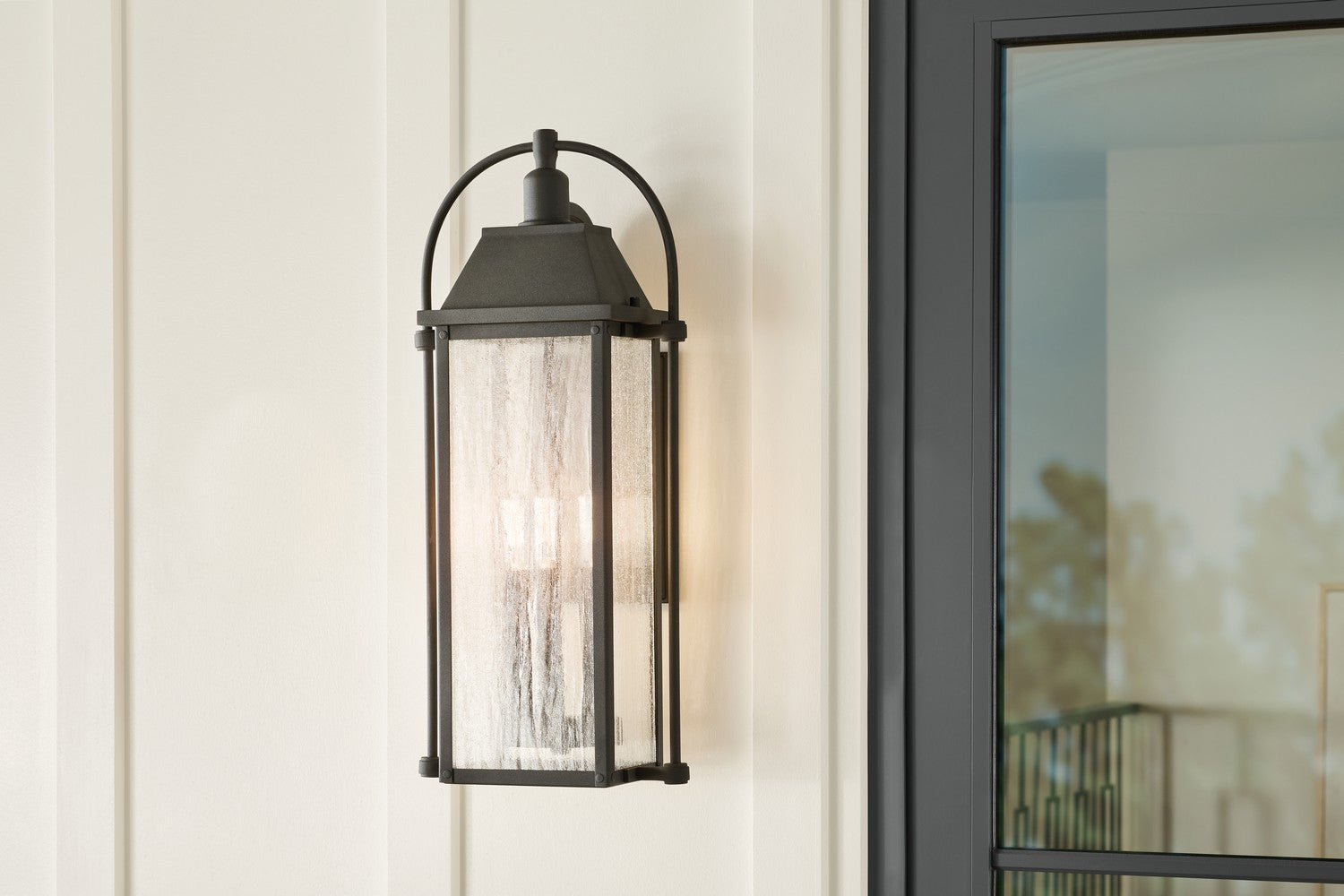 Kichler - 49716BKT - Four Light Outdoor Wall Mount - Harbor Row - Textured Black