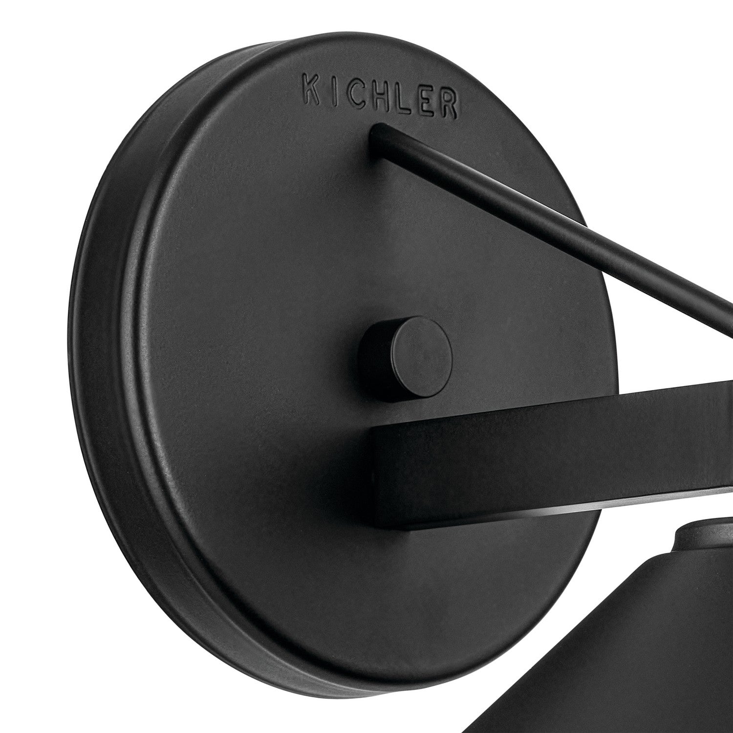 Kichler - 49059BK - One Light Outdoor Wall Mount - Ripley - Black