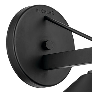 Kichler - 49060BK - One Light Outdoor Wall Mount - Ripley - Black