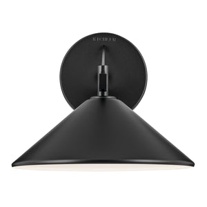 Kichler - 49061BK - One Light Outdoor Wall Mount - Ripley - Black