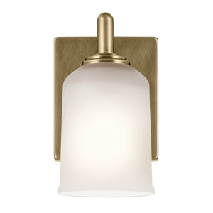 Kichler - 45572NBR - One Light Wall Sconce - Shailene - Natural Brass