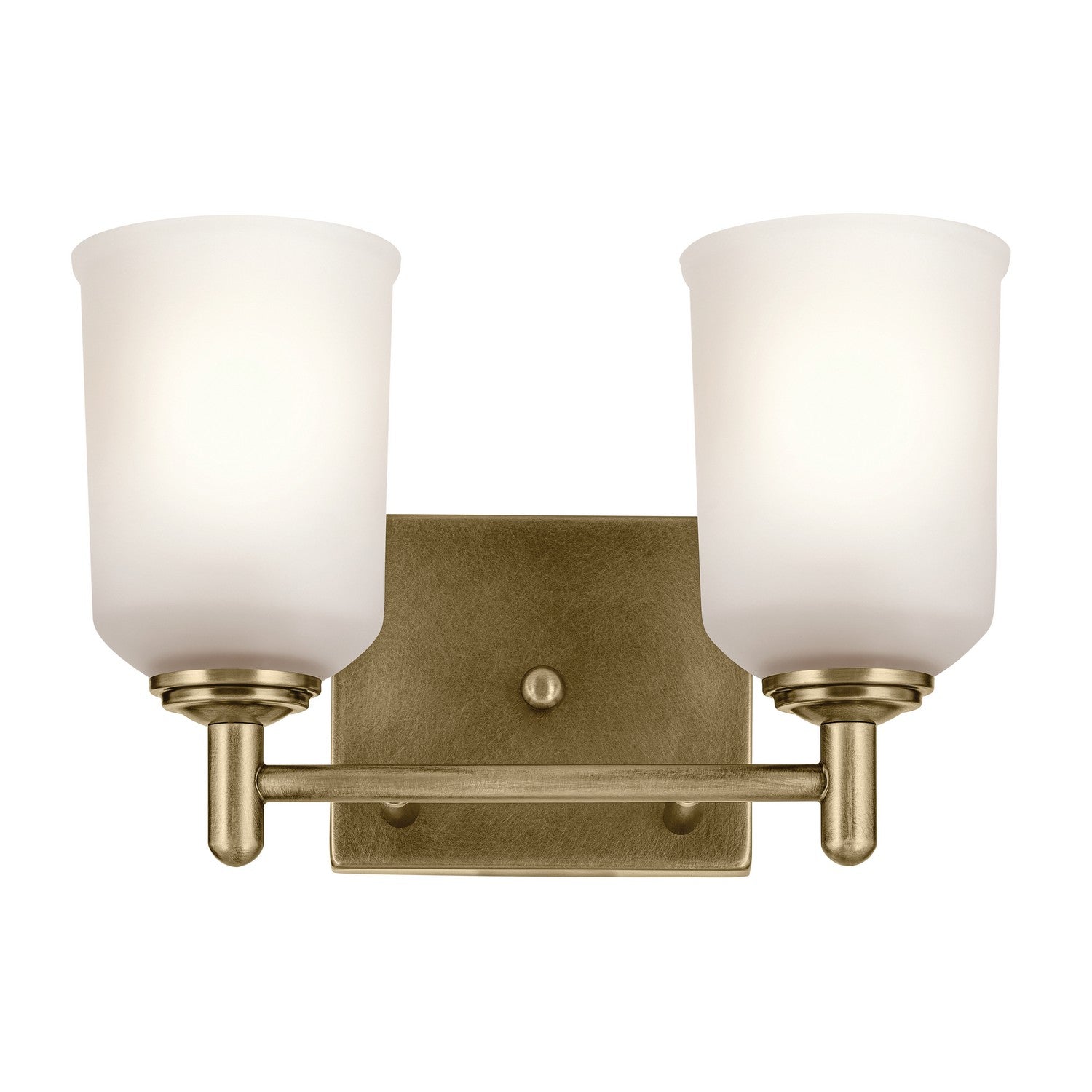 Kichler - 45573NBR - Two Light Bath - Shailene - Natural Brass