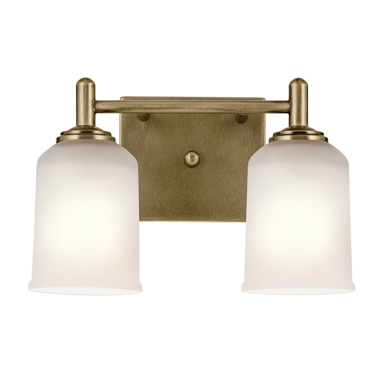 Kichler - 45573NBR - Two Light Bath - Shailene - Natural Brass