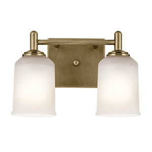 Kichler - 45573NBR - Two Light Bath - Shailene - Natural Brass