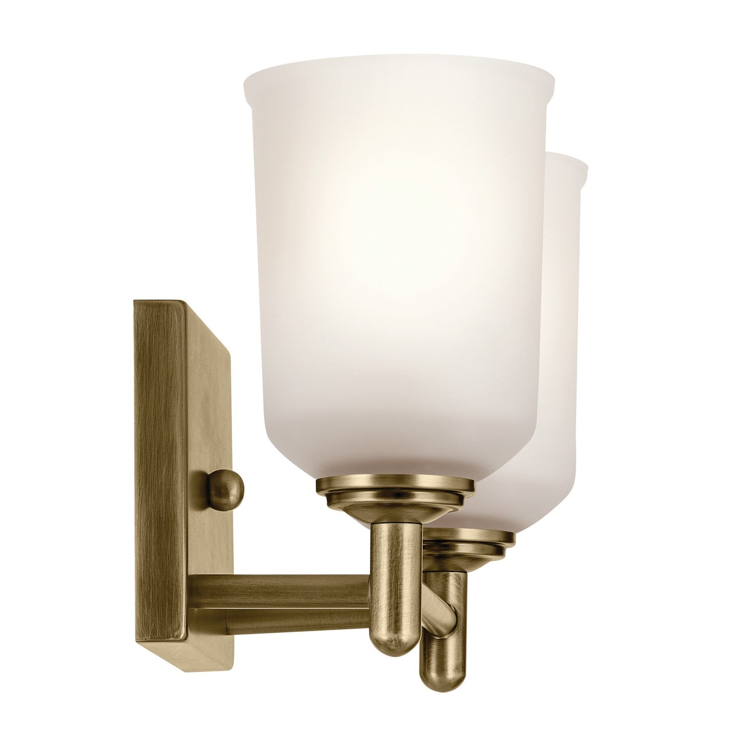 Kichler - 45573NBR - Two Light Bath - Shailene - Natural Brass