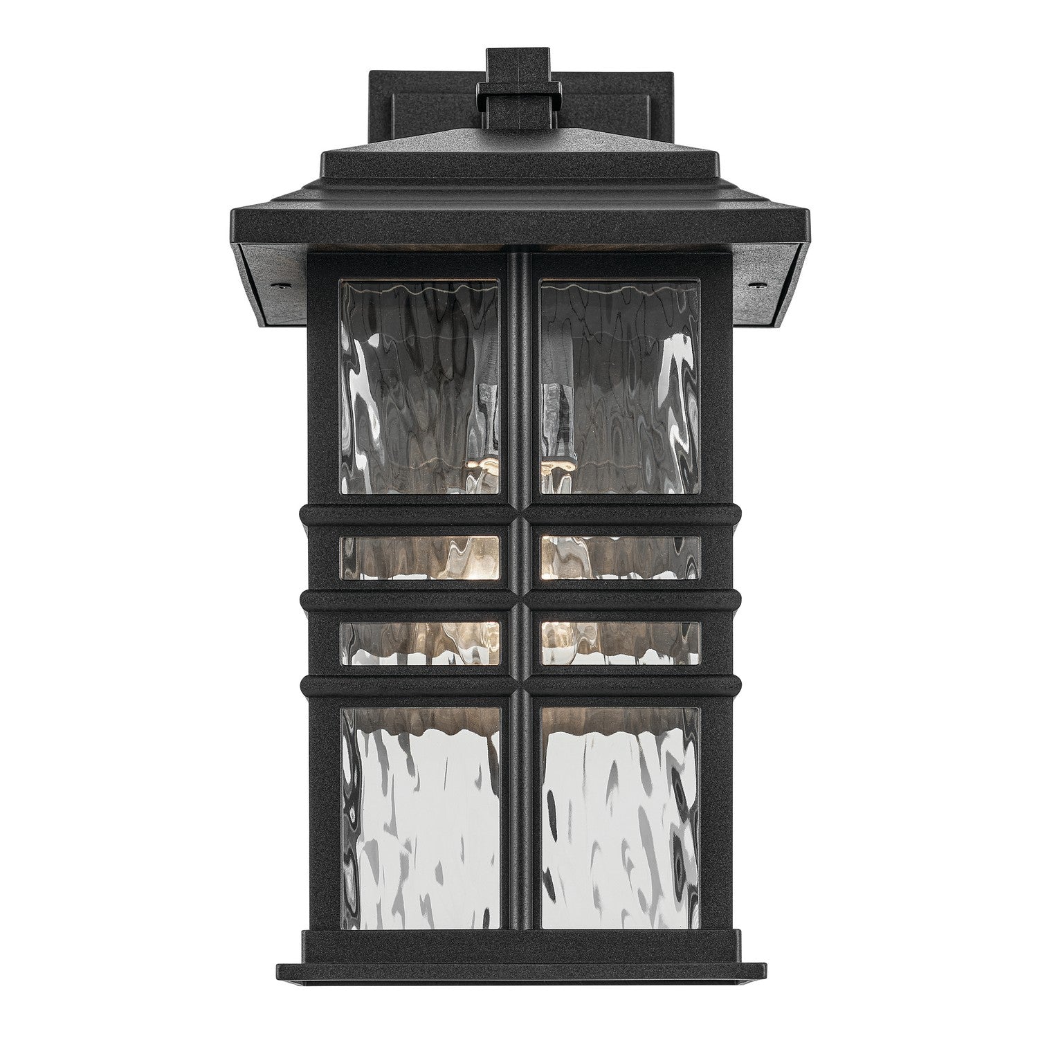 Kichler - 49830BKT - One Light Outdoor Wall Mount - Beacon Square - Textured Black