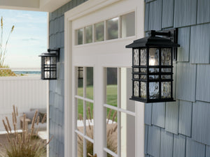 Kichler - 49831BKT - One Light Outdoor Wall Mount - Beacon Square - Textured Black