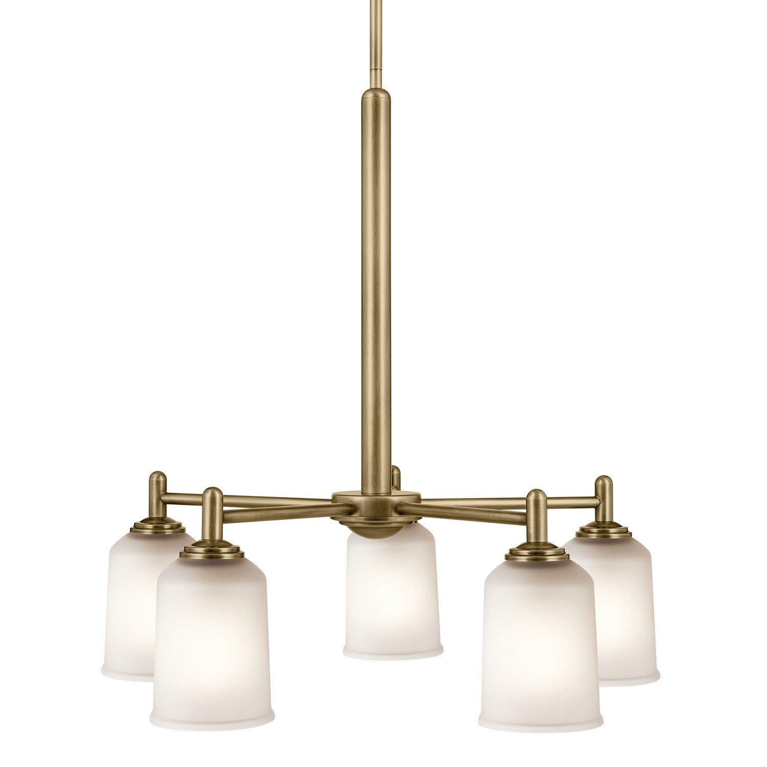 Kichler - 43671NBR - Five Light Chandelier - Shailene - Natural Brass