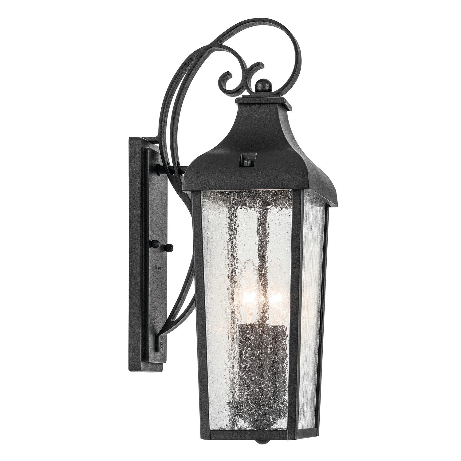 Kichler - 49736BKT - Two Light Outdoor Wall Mount - Forestdale - Textured Black