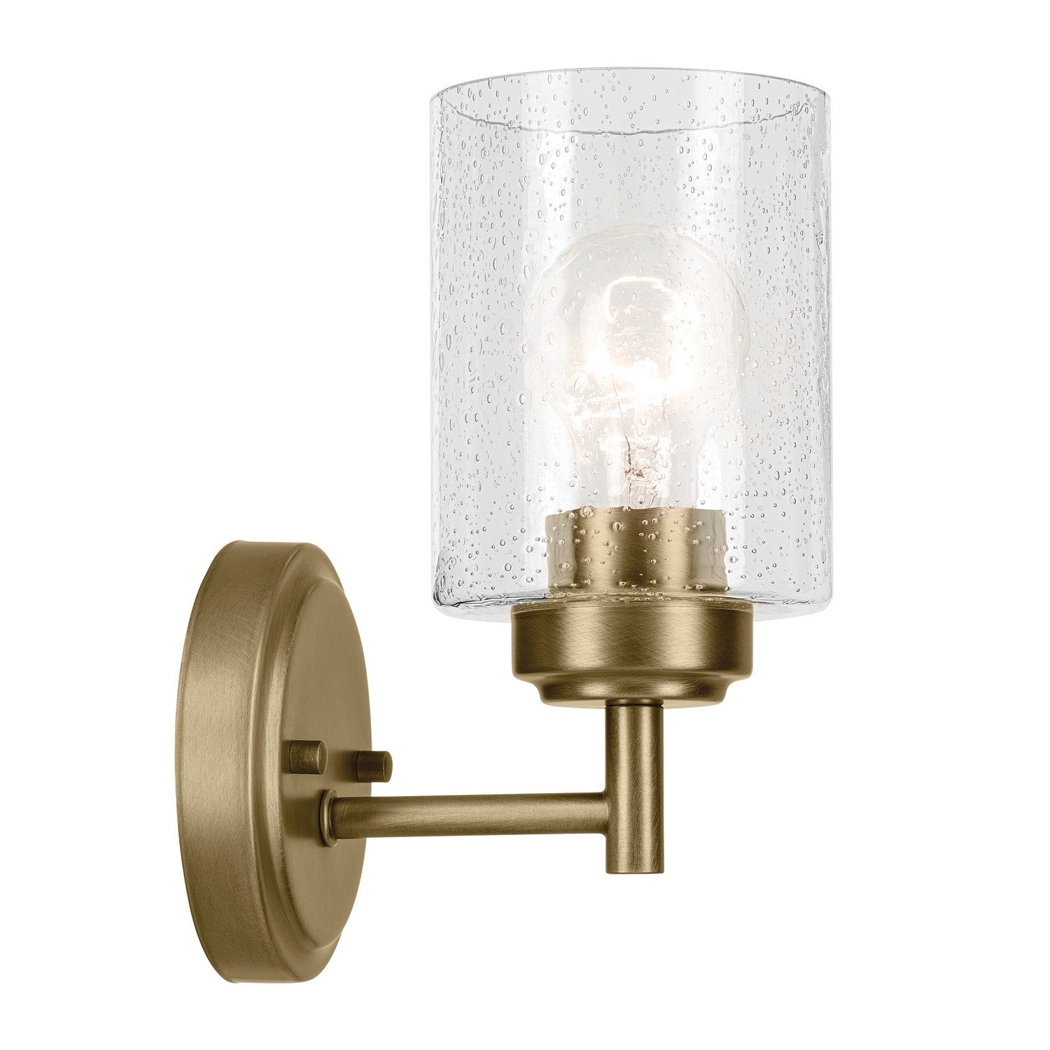 Kichler - 45910NBR - One Light Wall Sconce - Winslow - Natural Brass