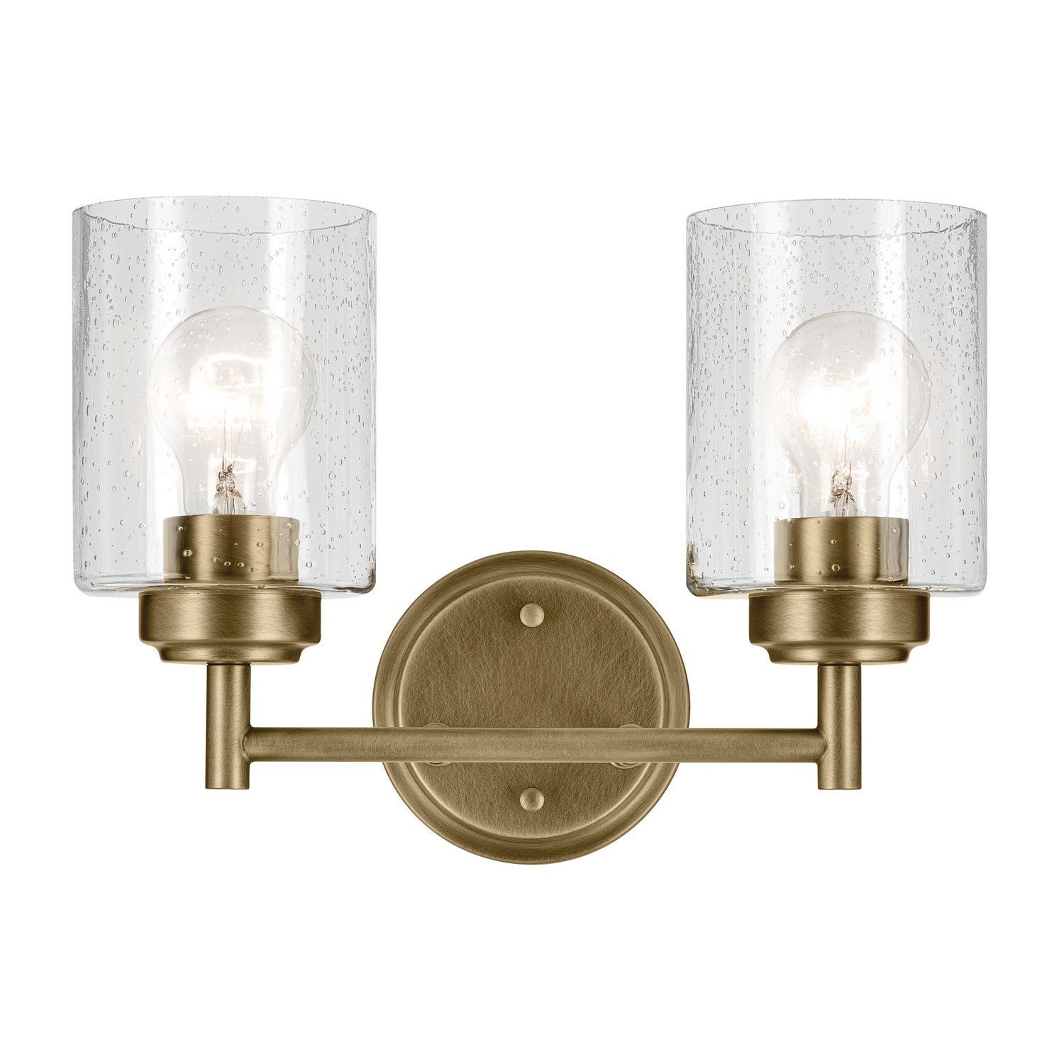 Kichler - 45885NBR - Two Light Bath - Winslow - Natural Brass