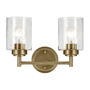 Kichler - 45885NBR - Two Light Bath - Winslow - Natural Brass