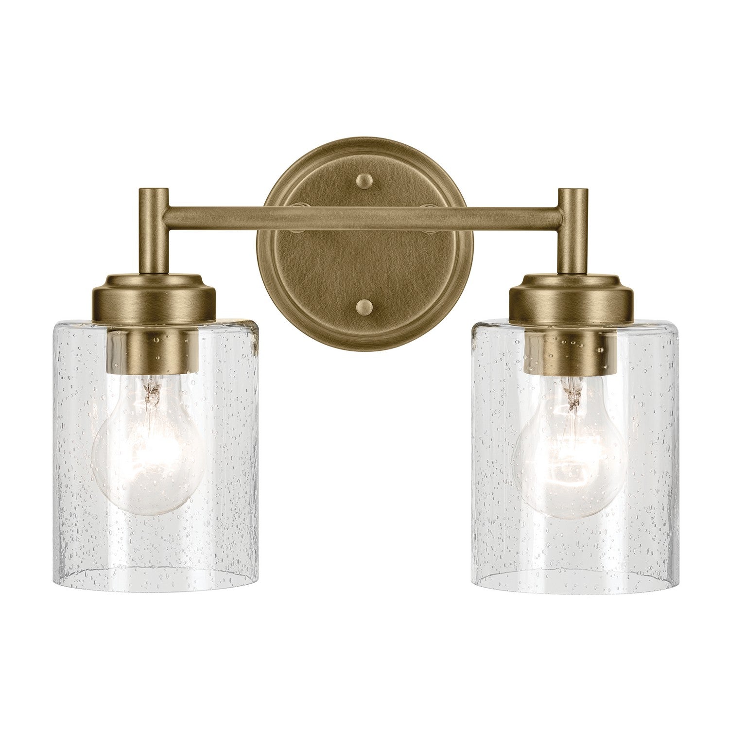 Kichler - 45885NBR - Two Light Bath - Winslow - Natural Brass