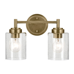 Kichler - 45885NBR - Two Light Bath - Winslow - Natural Brass