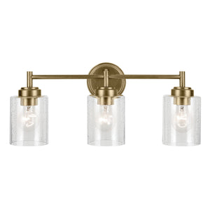 Kichler - 45886NBR - Three Light Bath - Winslow - Natural Brass