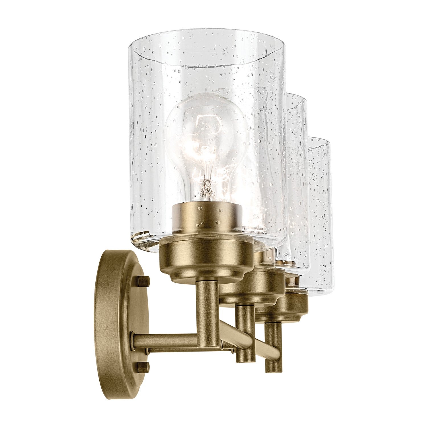 Kichler - 45886NBR - Three Light Bath - Winslow - Natural Brass