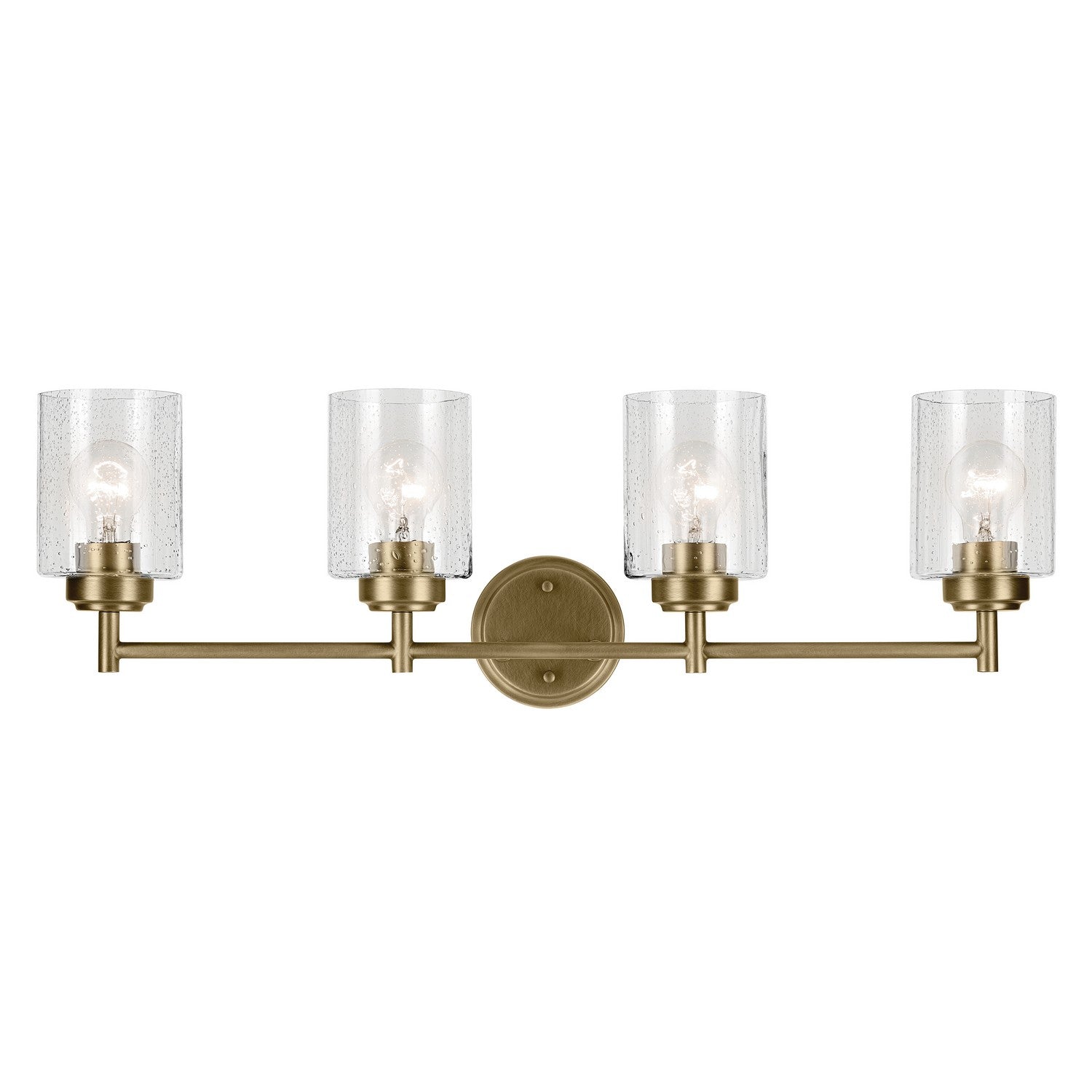 Kichler - 45887NBR - Four Light Bath - Winslow - Natural Brass