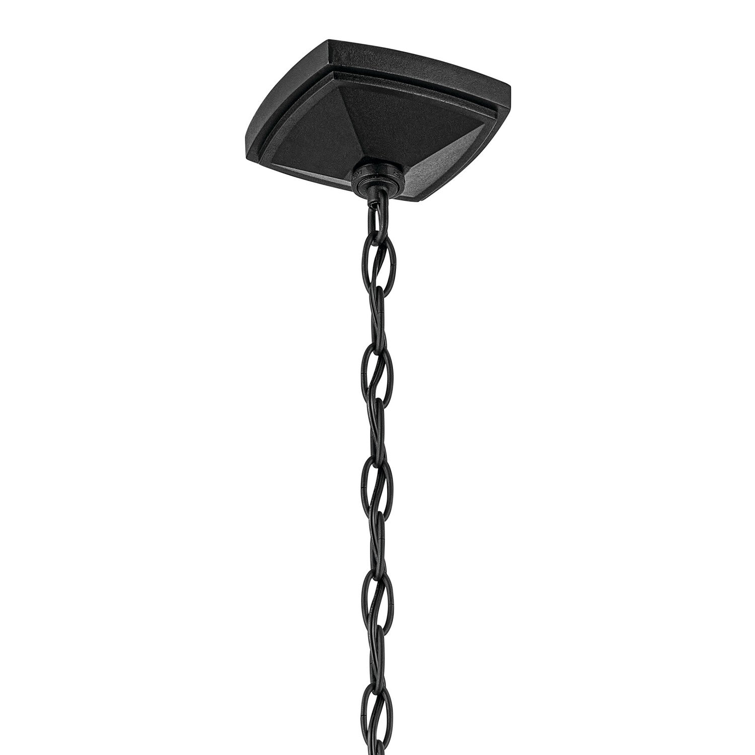 Kichler - 49740BKT - Four Light Outdoor Pendant - Forestdale - Textured Black