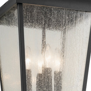 Kichler - 49740BKT - Four Light Outdoor Pendant - Forestdale - Textured Black