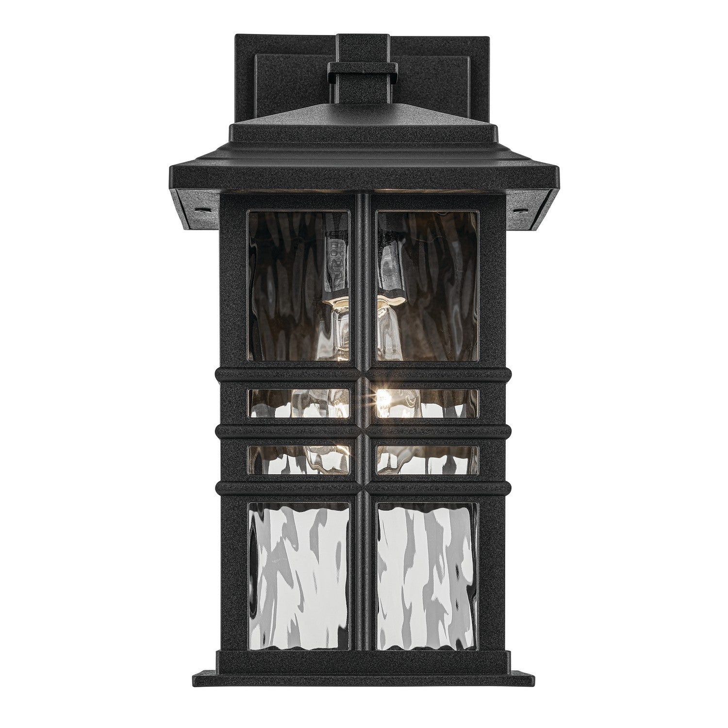 Kichler - 49829BKT - One Light Outdoor Wall Mount - Beacon Square - Textured Black