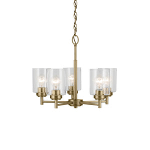 Kichler - 44030NBR - Five Light Chandelier - Winslow - Natural Brass