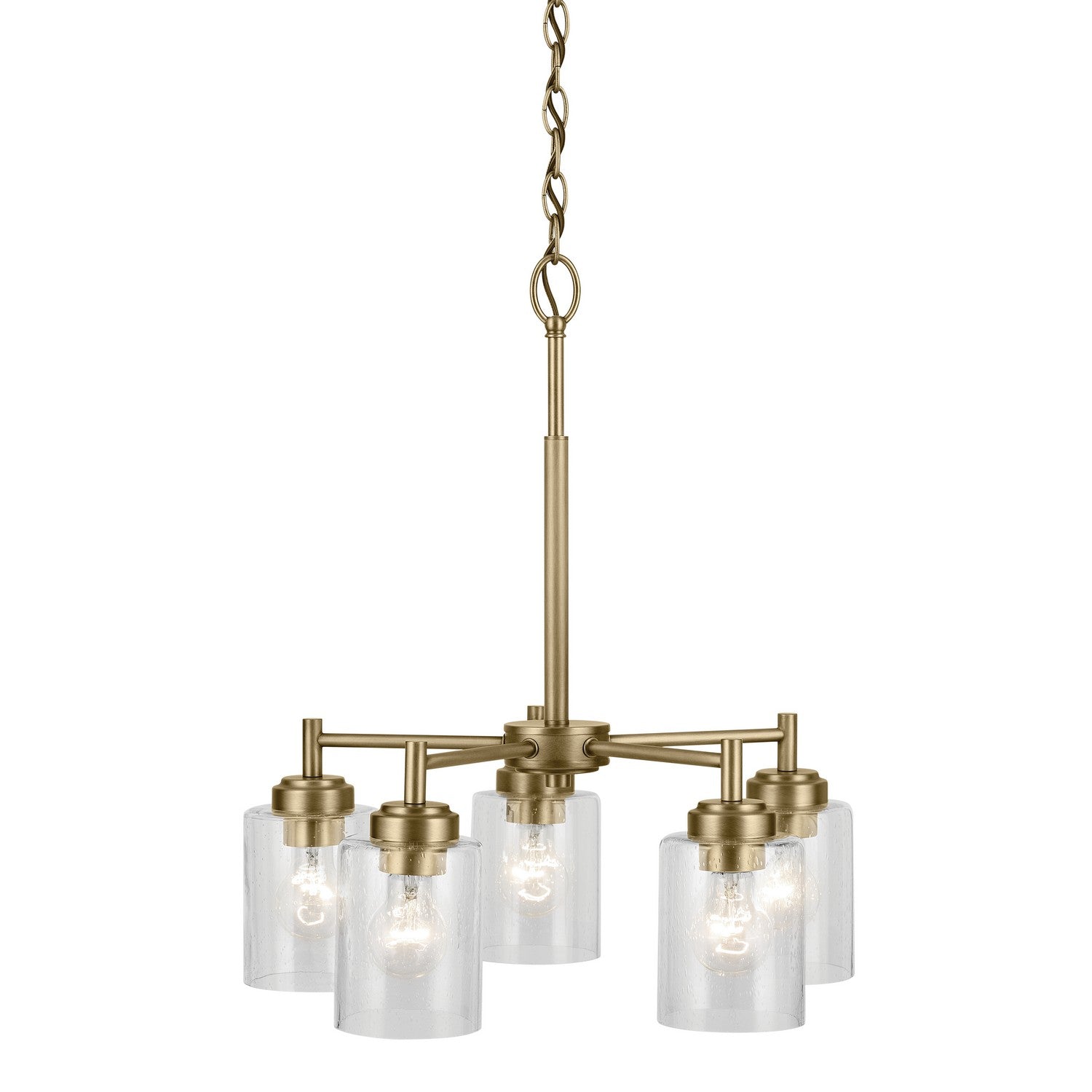 Kichler - 44030NBR - Five Light Chandelier - Winslow - Natural Brass