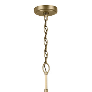 Kichler - 44031NBR - Nine Light Chandelier - Winslow - Natural Brass