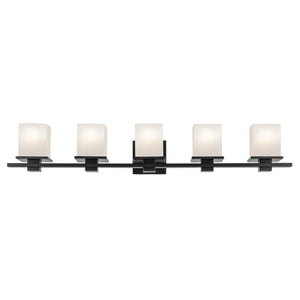 Kichler - 45193BK - Five Light Bath - Tully - Black