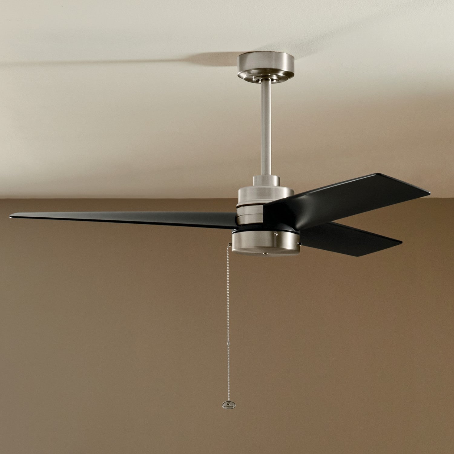 Kichler - 300375NI - 52"Ceiling Fan - Spyn Lite - Brushed Nickel