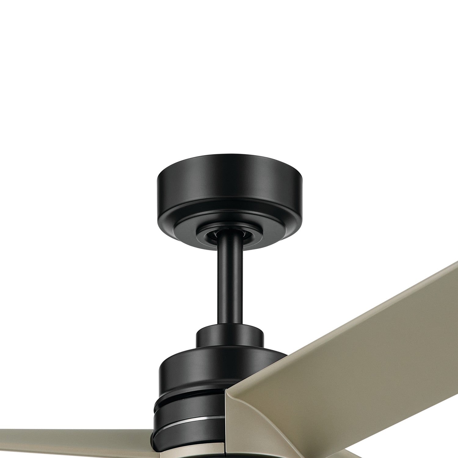 Kichler - 300375SBK - 52"Ceiling Fan - Spyn Lite - Satin Black