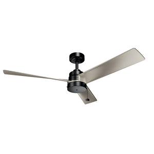 Kichler - 300375SBK - 52"Ceiling Fan - Spyn Lite - Satin Black