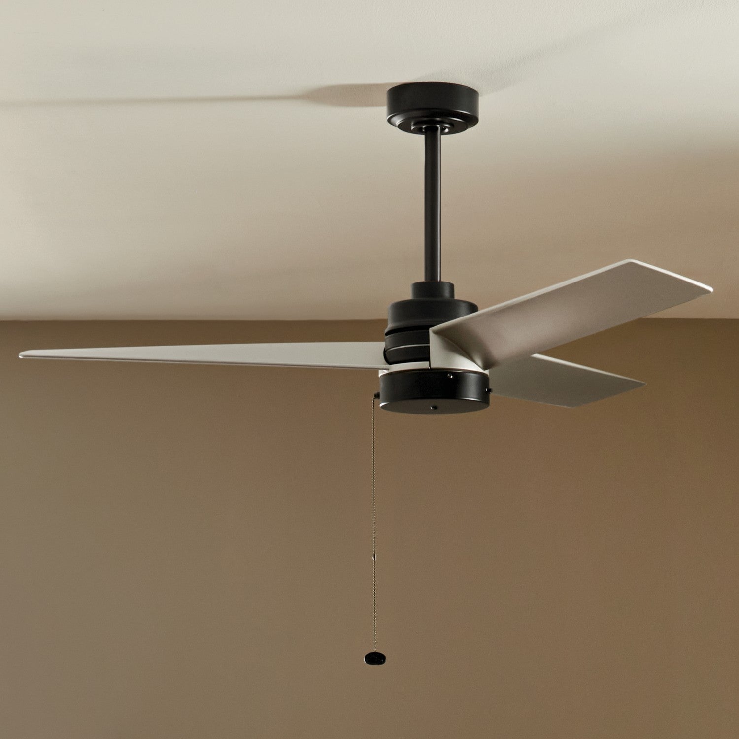 Kichler - 300375SBK - 52"Ceiling Fan - Spyn Lite - Satin Black