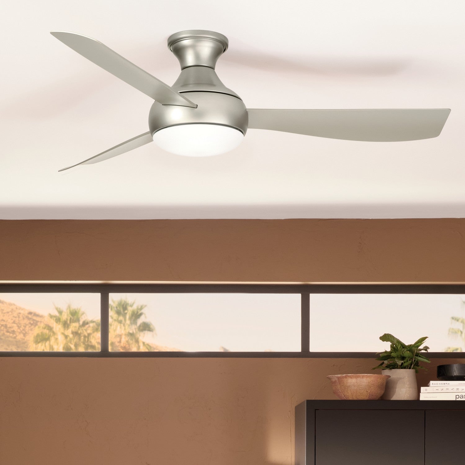 Kichler - 310354NI - 54"Ceiling Fan - Ample - Brushed Nickel