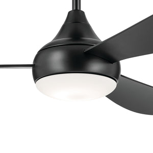 Kichler - 310354SBK - 54"Ceiling Fan - Ample - Satin Black