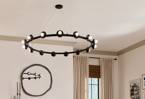 Kichler - 52644BK - 15 Light Chandelier - Palta - Black