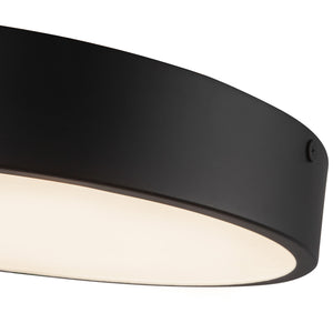 Alora - FM554011MB-5CCT - LED Flush Mount - Adelaide - Matte Black