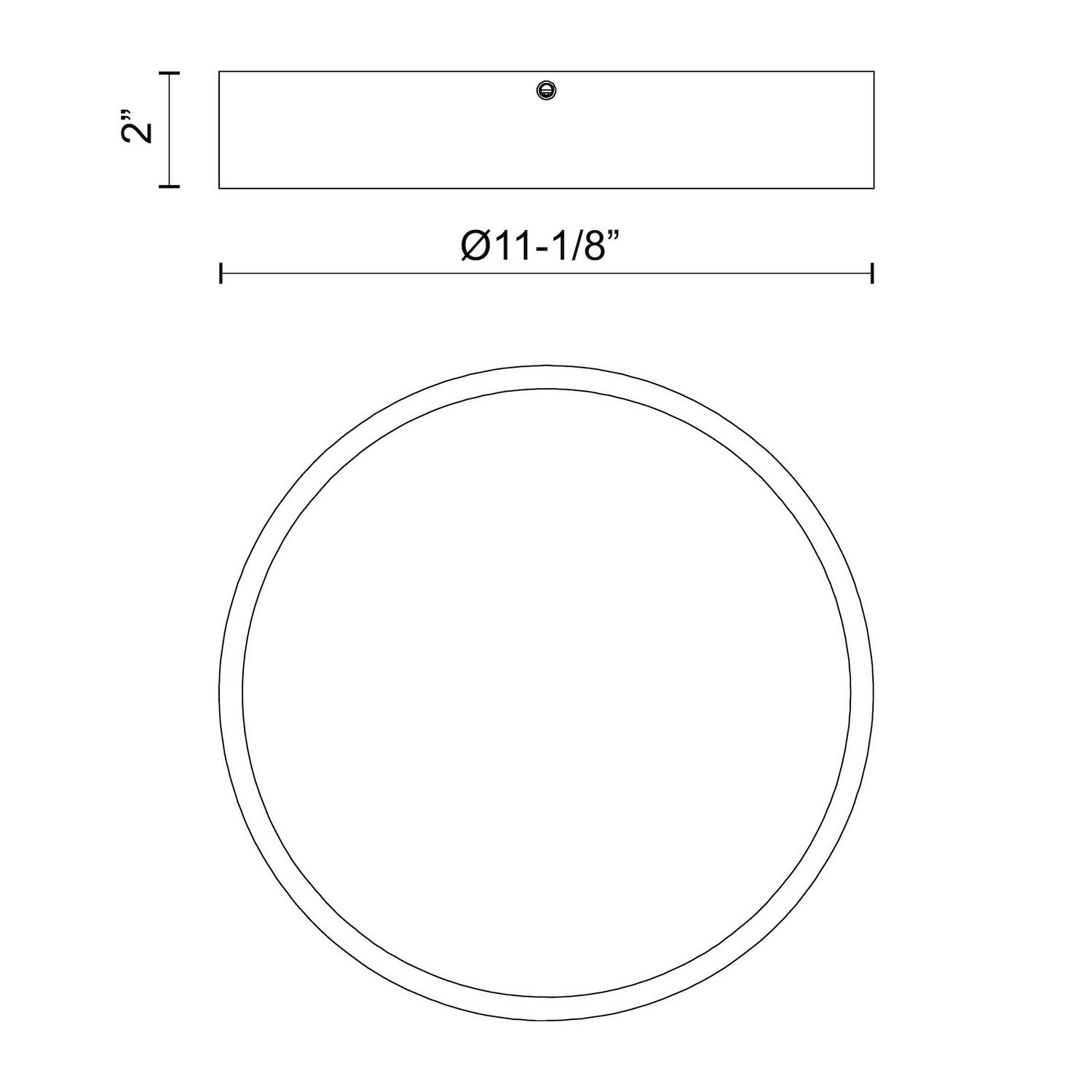Alora - FM554011MB-5CCT - LED Flush Mount - Adelaide - Matte Black
