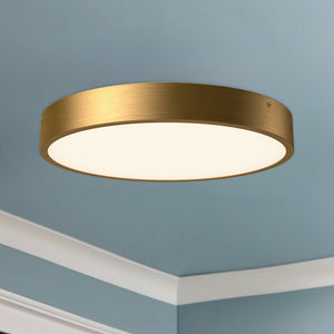 Alora - FM554015AG-5CCT - LED Flush Mount - Adelaide - Aged Gold