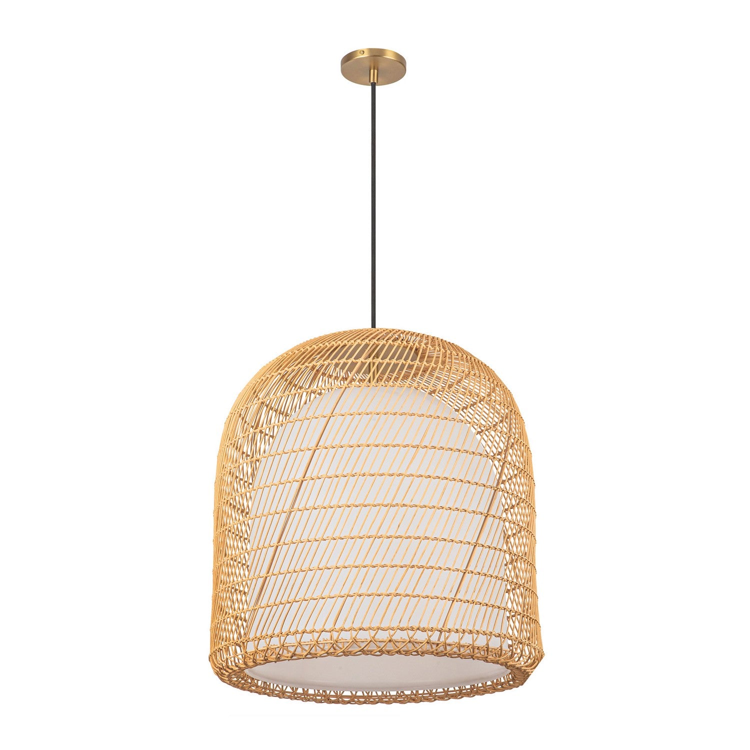 Alora - PD631920BGOP - One Light Pendant - Bondi - Brushed Gold/Opal Glass