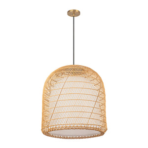 Alora - PD631920BGOP - One Light Pendant - Bondi - Brushed Gold/Opal Glass