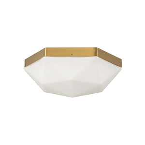 Alora - FM424512BGOP - Two Light Flush Mount - Krysta - Brushed Gold/Opal Glass