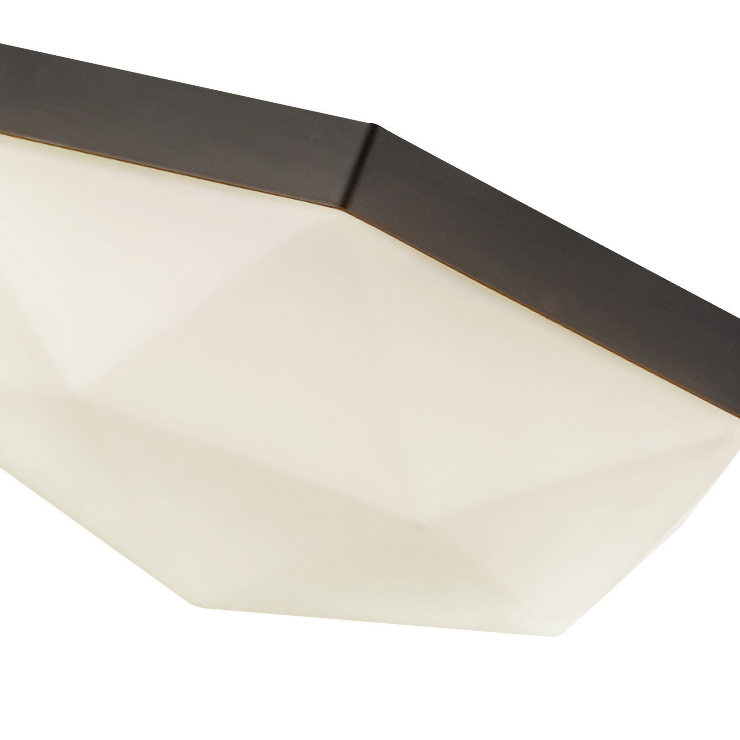 Alora - FM424512MBOP - Two Light Flush Mount - Krysta - Matte Black/Opal Glass