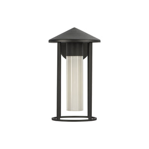 Alora - EW526312BKGO - One Light Exterior Wall Mount - Tenko - Black/Glossy Opal Glass