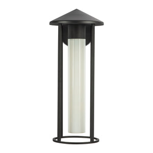 Alora - EW526318BKGO - One Light Exterior Wall Mount - Tenko - Black/Glossy Opal Glass