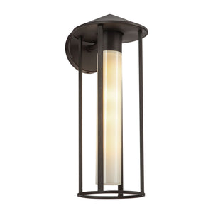 Alora - EW526318BZGO - One Light Exterior Wall Mount - Tenko - Bronze/Glossy Opal Glass