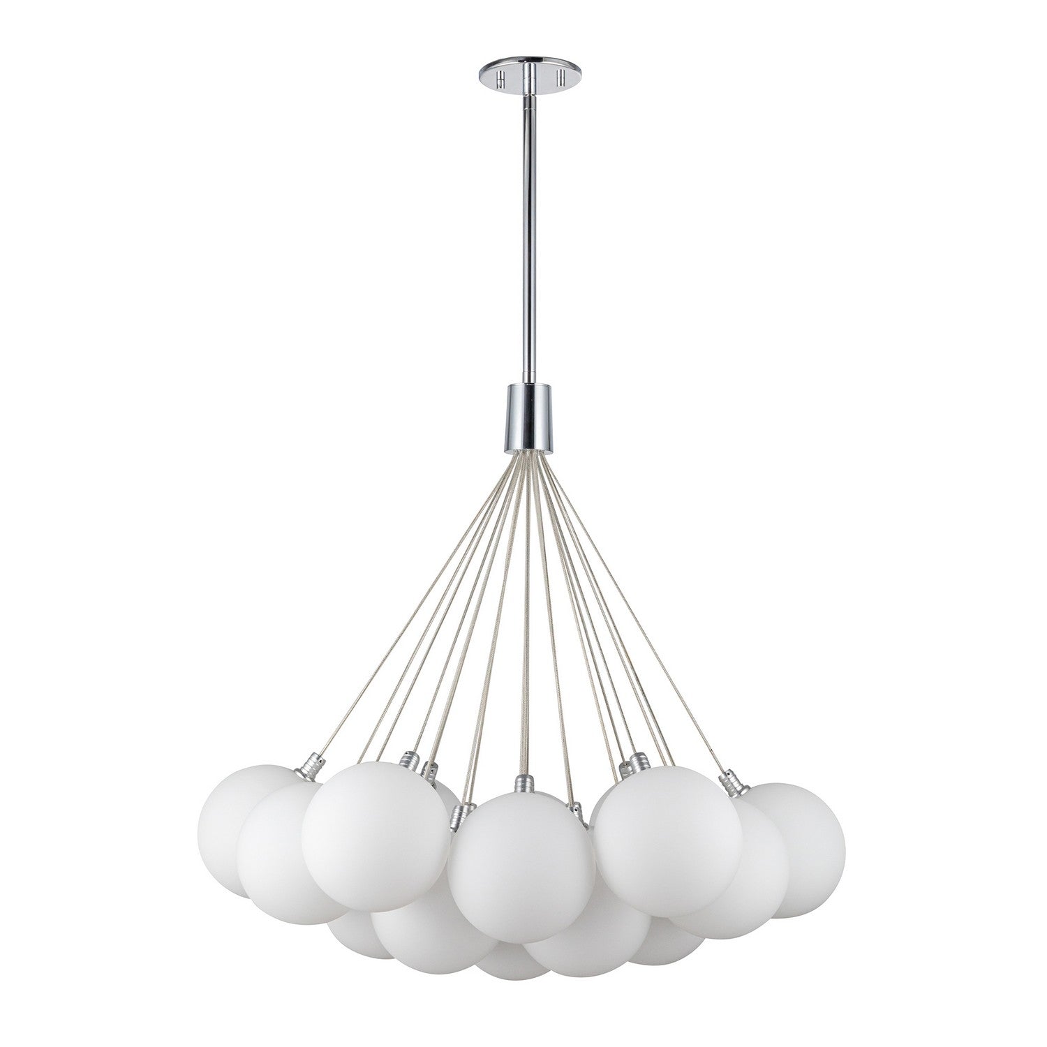 Kuzco Lighting - CH3128-OP - LED Chandelier - Bolla - Opal Glass