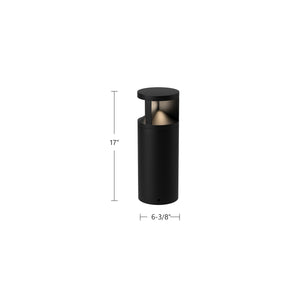 Kuzco Lighting - EB82217-BK-UNV - LED Exterior Bollard - Glen - Black