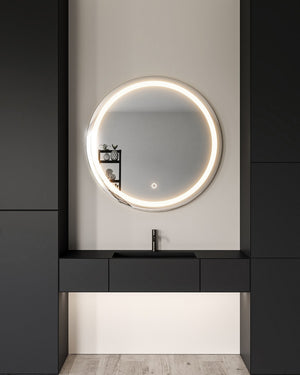 Kuzco Lighting - VM40440-5CCT - LED Vanity Mirror - Hillmont - Sandblasted Merc Edge